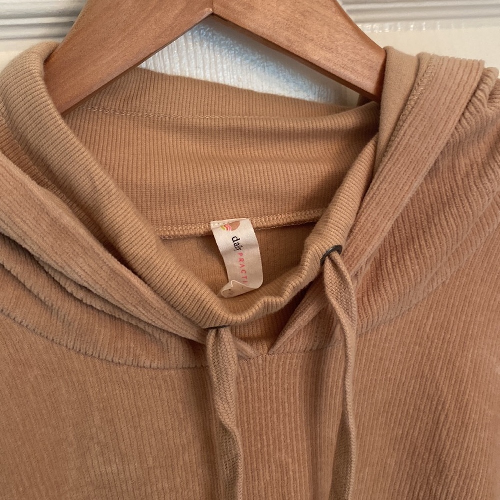 Anthropologie Daily Practice Textured Hoodie XL NWT XXL - Picture 3 of 12